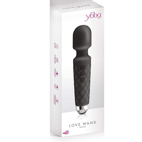 Love toys LOVE WAND BLACK DE "YOBA"