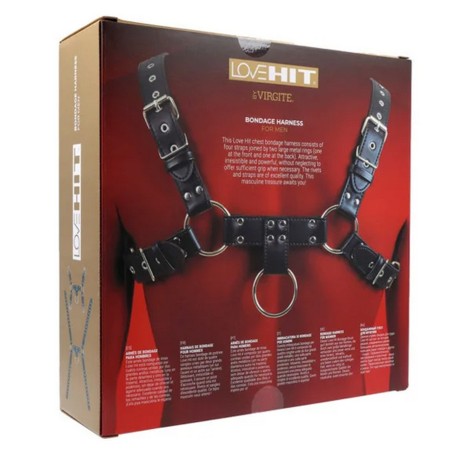 ACCESSOIRES HARNAIS BONDAGE "LOVEHIT" POUR HOMME