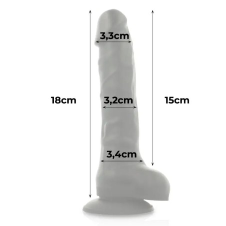 Love toys LOVE TOY VENTOUSE "COCK MILLER" BLACK 18 CM