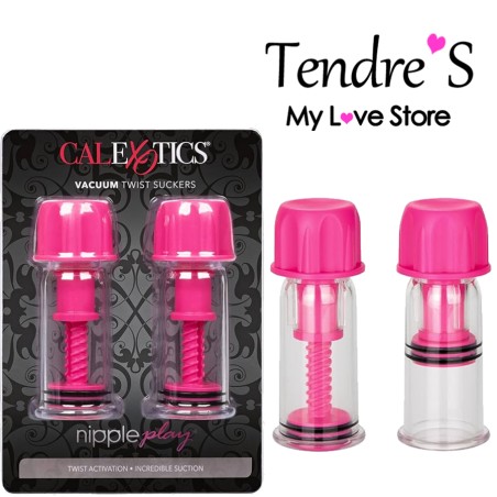 Love Toys Ventouse POMPES VENTOUSES FUSHIA POUR TETONS