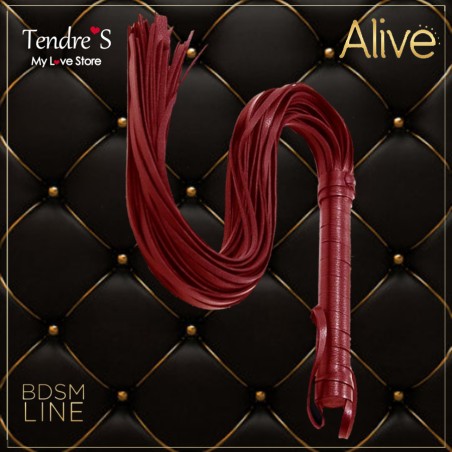 ACCESSOIRES MARTINET ROUGE SIMILICUIR LONG DE "ALIVE"