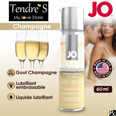 Bien Etre LUBRIFIANT EAU COMESTIBLE CHAMPAGNE DE "JO"