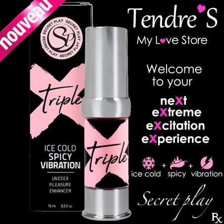 Bien-être GEL TRIPLE X DE "SECRET PLAY"