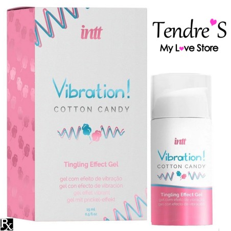 Bien-être GEL VIBRATION COTTON CANDY DE "INTT"