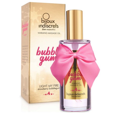 Bien Etre HUILE "LIGHT MY FIRE" BUBBLE GUM DE "BIJOUX INDISCRETS"