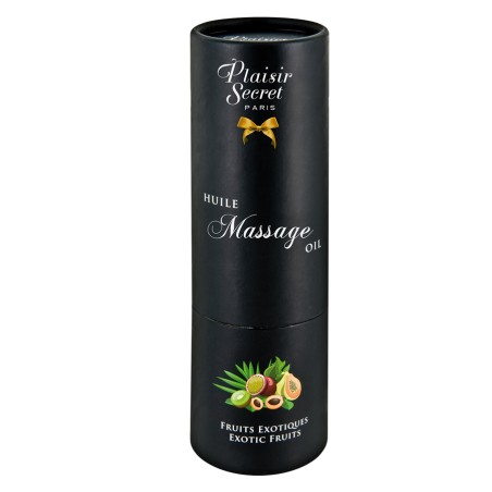 Bien Etre HUILE DE MASSAGE "PLAISIR SECRET" COMESTIBLE PARFUM FRUITS EXOTIQUES