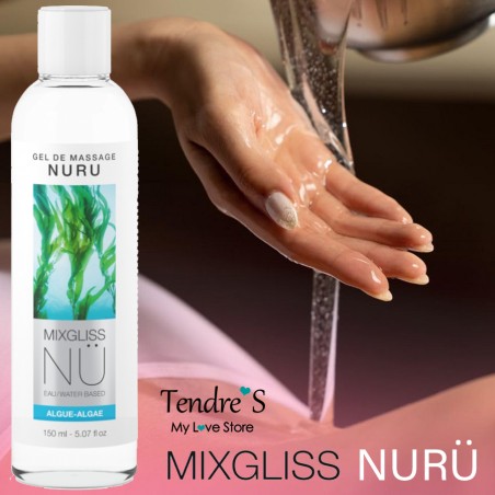 Bien Etre GEL DE MASSAGE NURU ALGUES DE "MIXGLISS" 150 ml