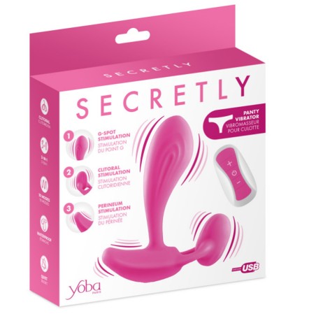 Love toys SECRETLY PANTY ROSE 2 EN 1 DE "YOBA"