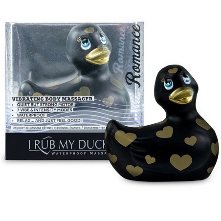 Love toys CANARD VIBRANT NOIR ET OR ROMANCE "I RUB MY DUCKIE 2.0" DE "BIG TEAZE TOYS"