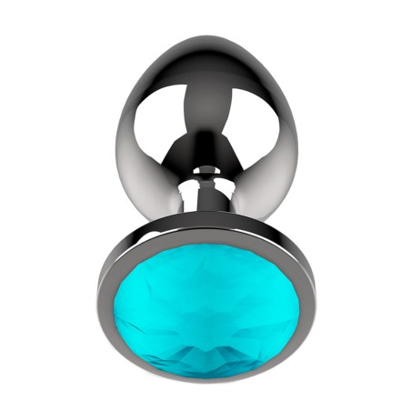 Plugs & Chapelets Anals PLUG METAL TURQUOISE TAILLE L COQUETTE CHIC DESIRE