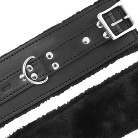 Accessoires MENOTTES DOUBLEES NOIRES DE KINK