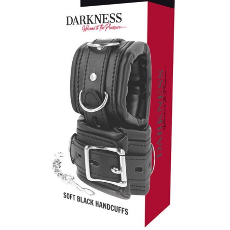 Accessoires MENOTTES NOIRES BDSM DE DARKNESS