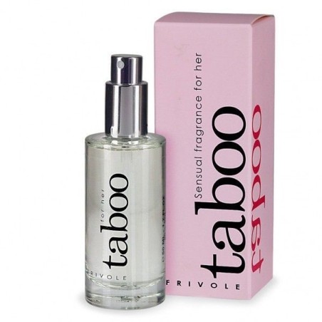 Aphrodisiaques EAU DE PARFUM D ATTIRANCE FRIVOLE "TABOO" aux pheromones vegetales pour elle