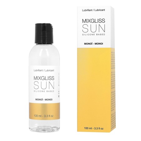 Accueil MIXGLISS SUN 2 EN 1 MASSAGE ET LUBRIFIANT parfum Monoi 100 ML