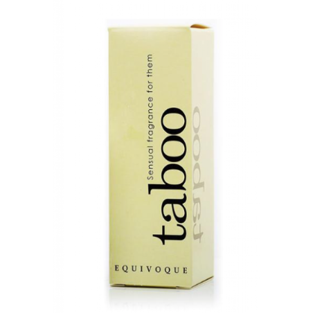 Aphrodisiaques EAU DE PARFUM D ATTIRANCE EQUIVOQUE "TABOO" aux pheromones vegetales pour eux