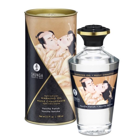 Bien Etre HUILE DE MASSAGE COMESTIBLE "SHUNGA" parfum Vanille Fétish