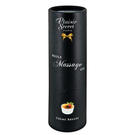 Bien-être HUILE DE MASSAGE "PLAISIR SECRET" COMESTIBLE PARFUM CREME BRULEE